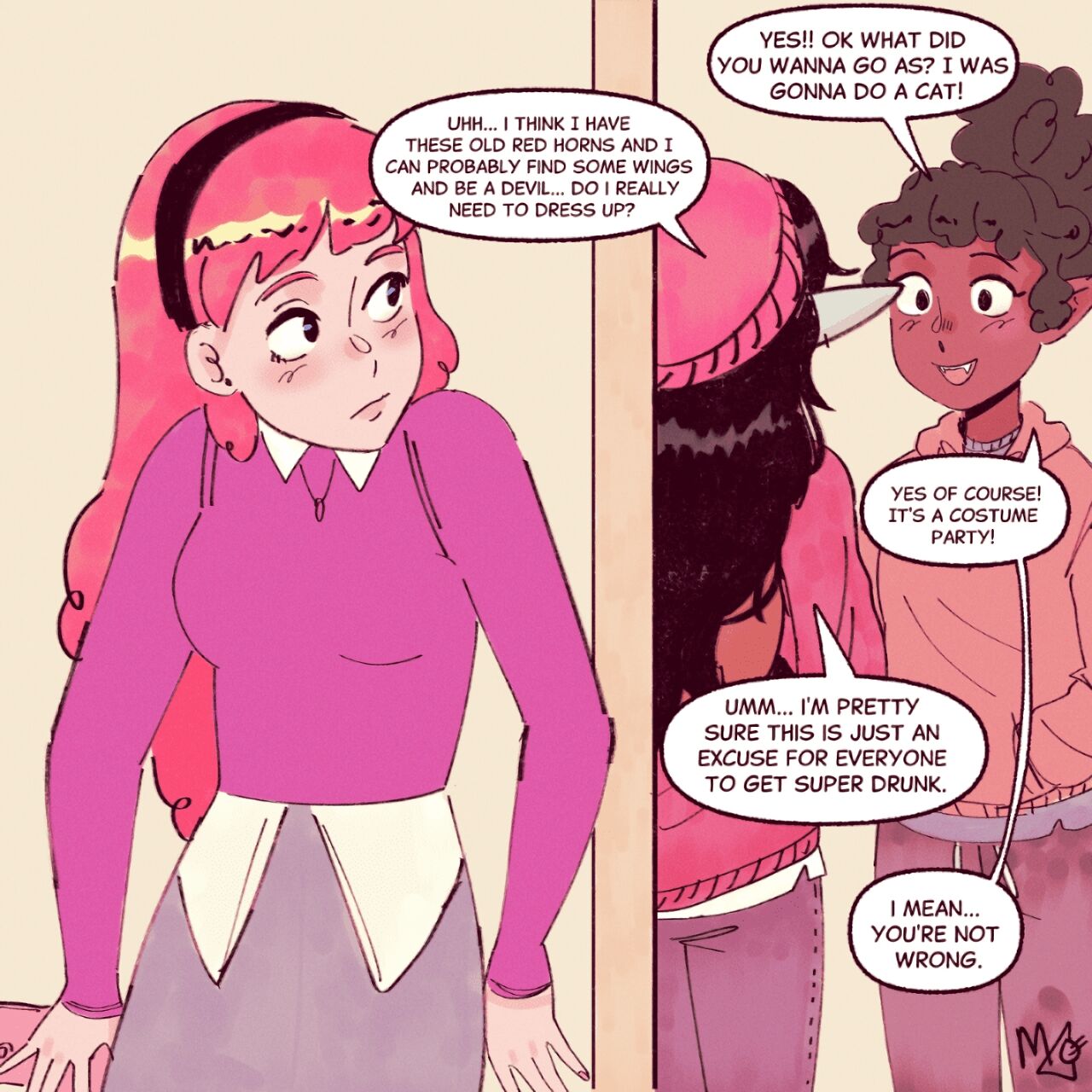 Horns & Halos - A Bubbline Fancomic page 4 full