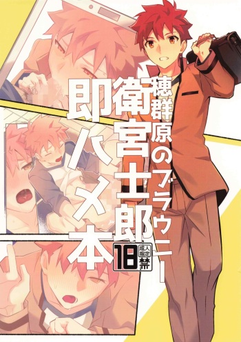 (Dai 37-ji ROOT 4 to 5) [GLUTAMIC:ACID (Tanunosuke)] Homurabara no Brownie Emiya Shirou Soku Hame Hon [English] cover