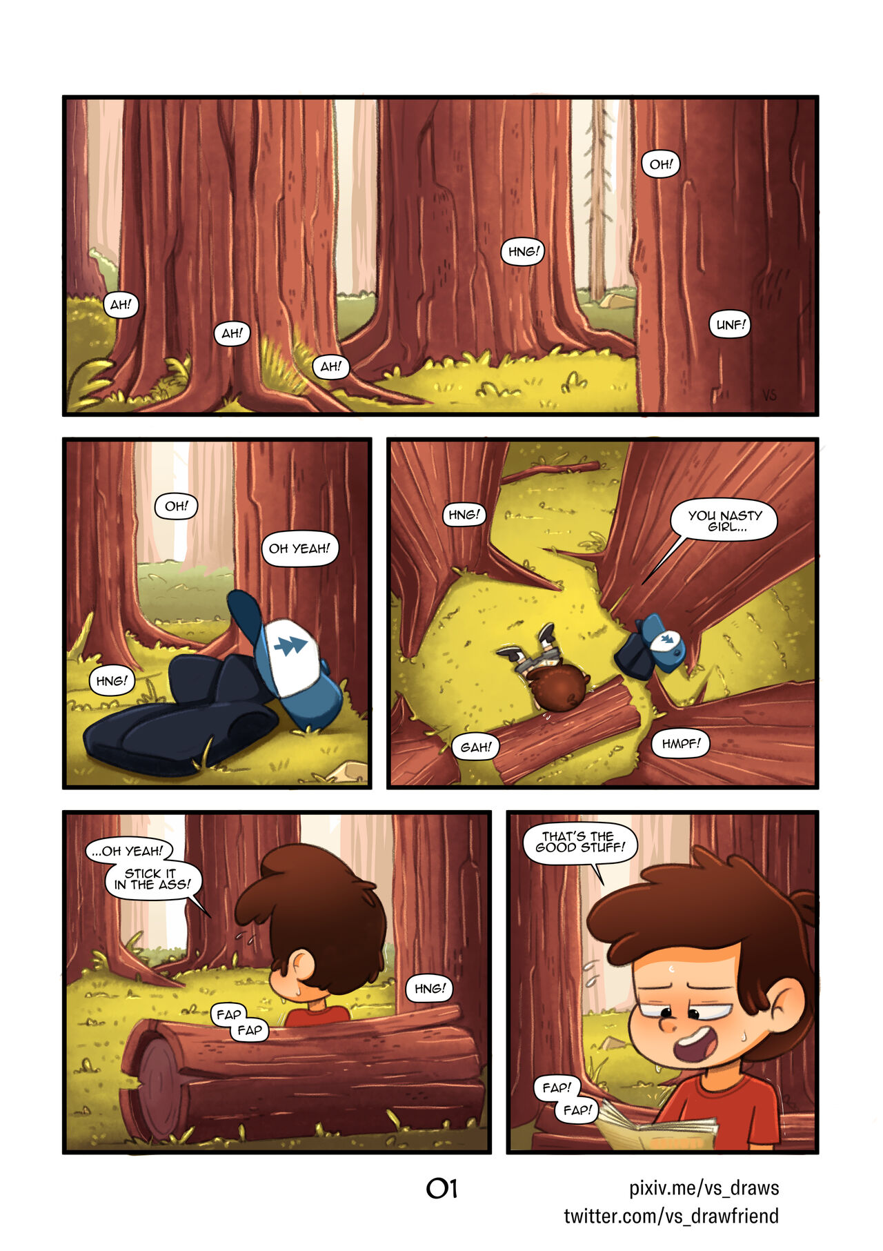 Gravity Falls - Secrets of the Woods page 3 full