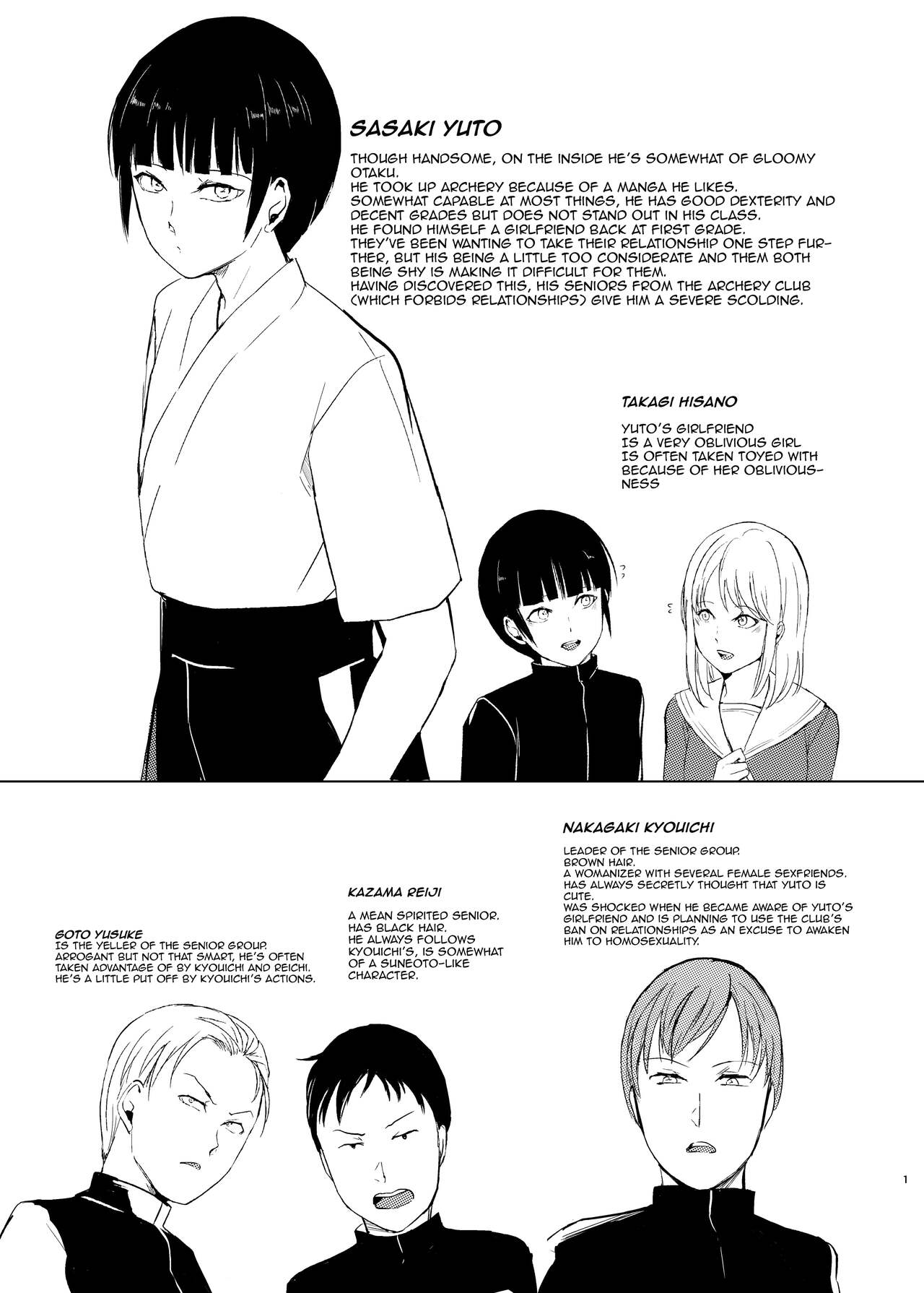 Kyuudou Danshi 2 x Netorare Choukyou Bukatsu no Senpai ni Mesu Ochi Saserare Kanojo ni Kakurete Shuuchi Choukyou Saremashita / Archery Boys 2 x Training To Be Taken Away page 2 full