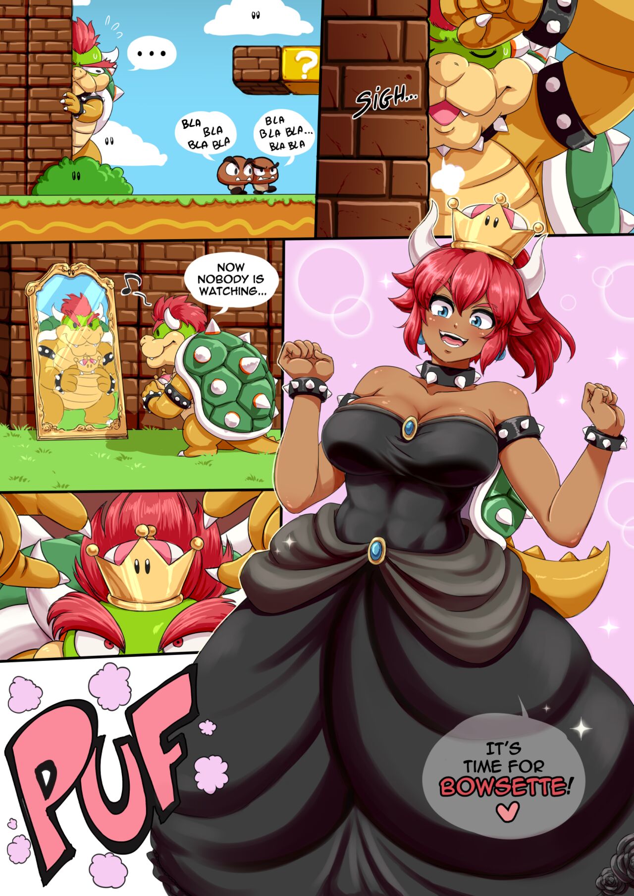 Bowsette | Super Crown Bowser page 2 full
