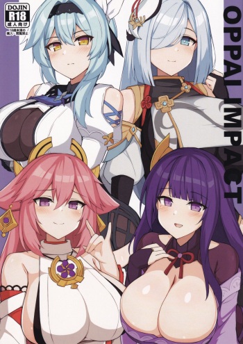 (C102) [Kyojinkou (Toyo)] OPPAI IMPACT (Genshin Impact) cover