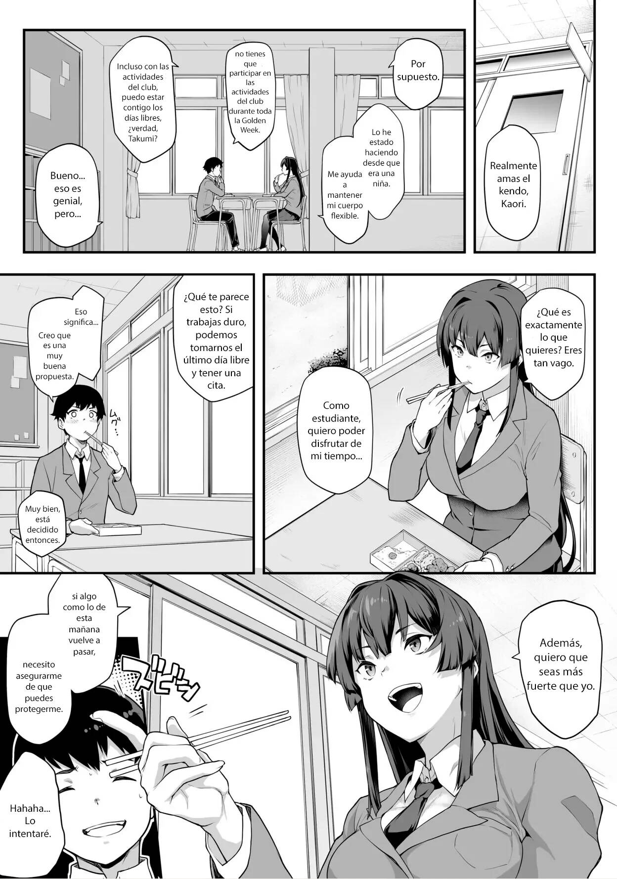 Kendoubu Shushou de Osananajimi no Bijin de Tsuyoi Boku no Kanojo ga, Charao ni Assari Otosareru Wake ga Nai  page 5 full