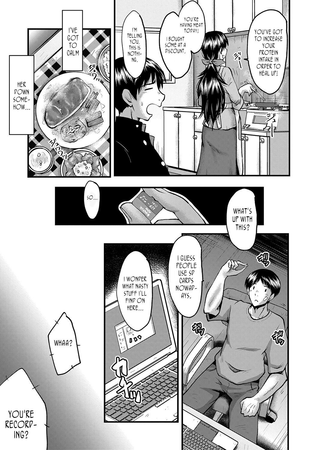 Tomodachi, Osananajimi mo Kaa-san mo Netorareru | My friend stole away both my childhood friend and my mother page 9 full