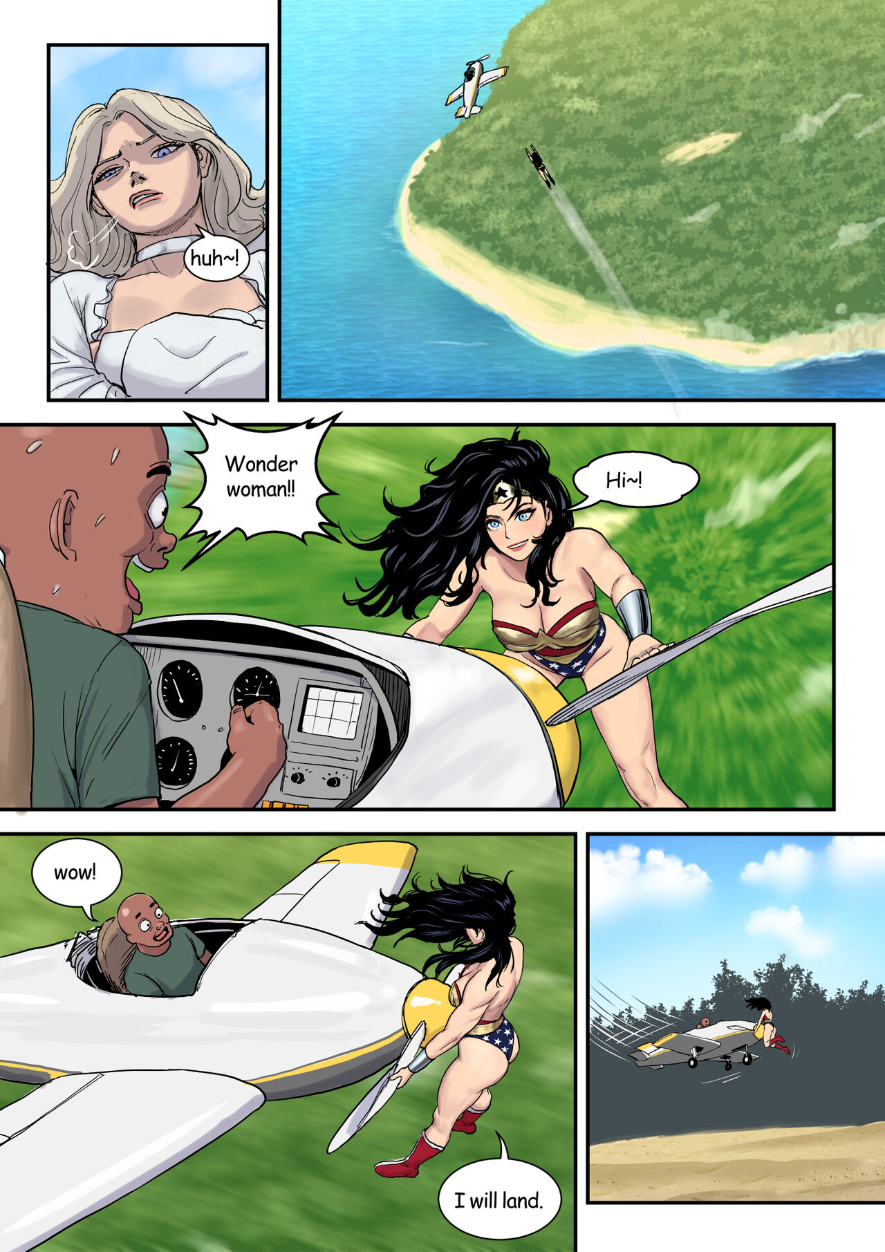 Wonder Woman's strange felt page 8 full