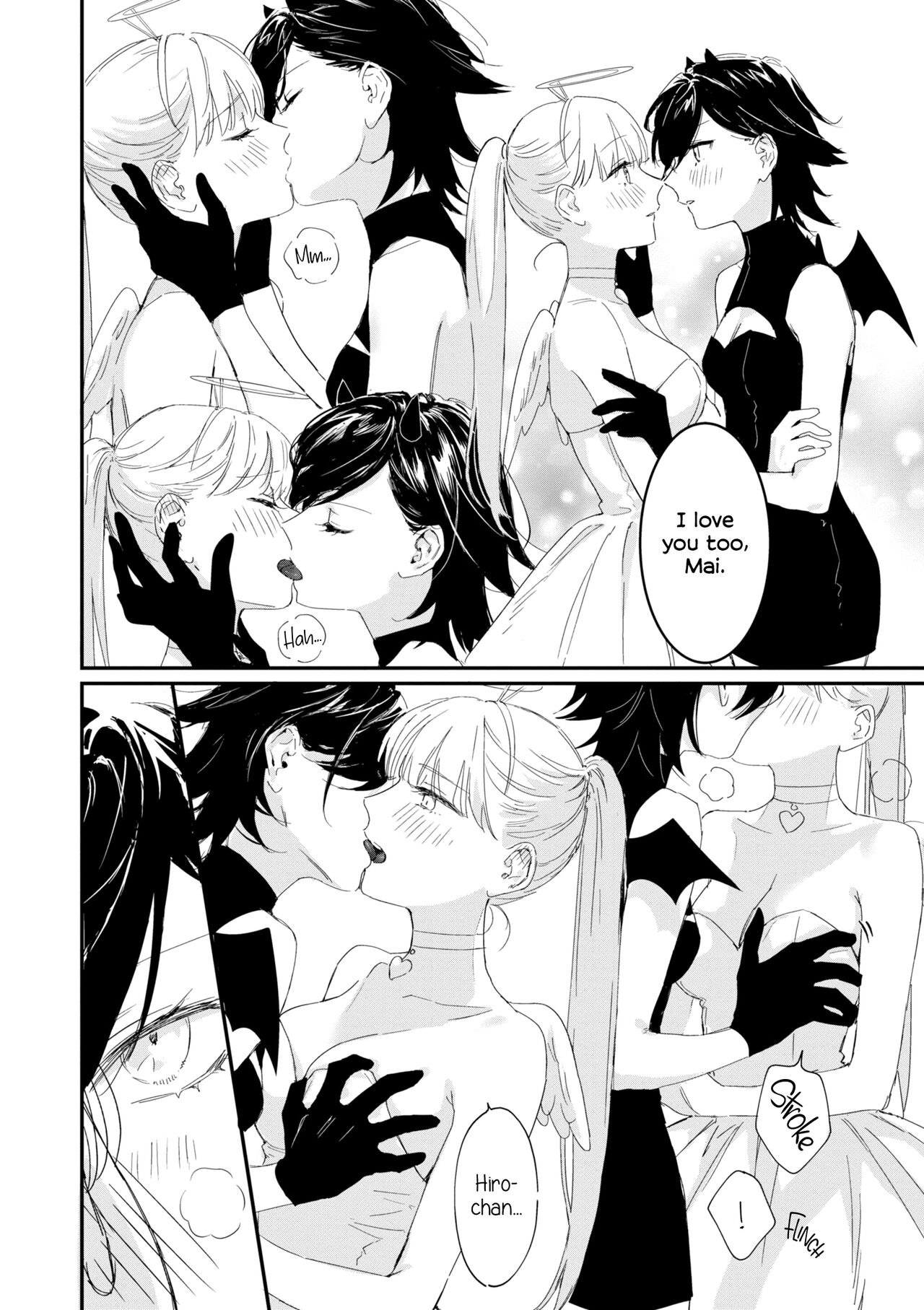 Tenshi-chan wa Yuuwakushitai | A Little Angel's Temptation page 12 full