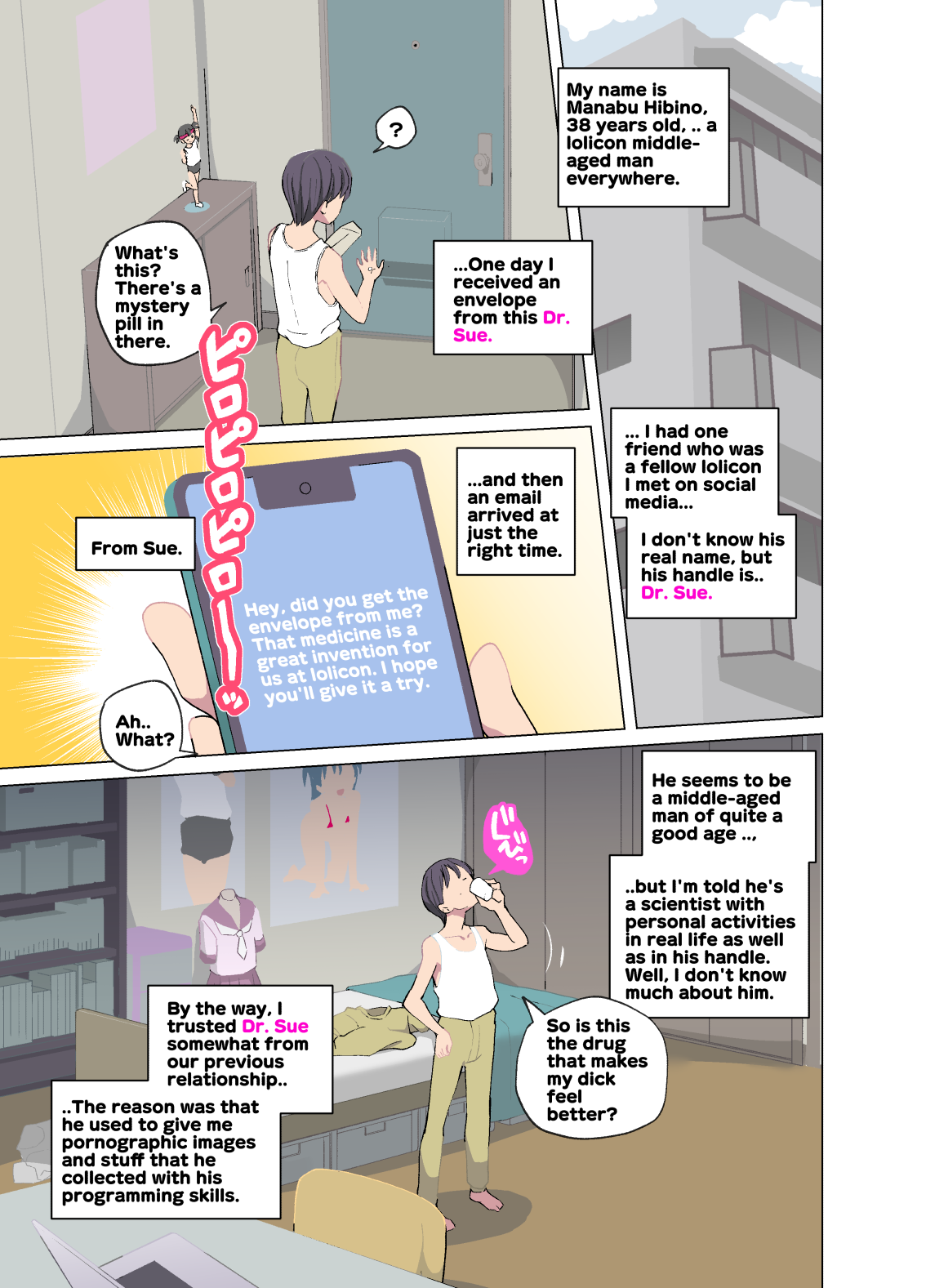 Middle-aged Man TS To Girl & Got Along With A Yuri Girl page 3 full
