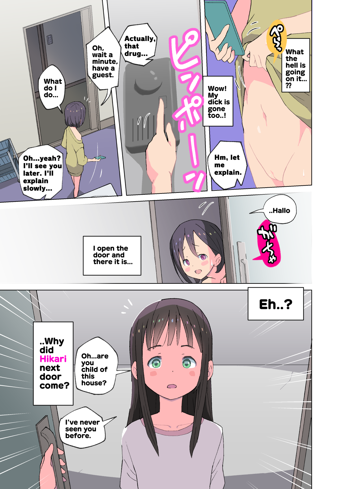 Middle-aged Man TS To Girl & Got Along With A Yuri Girl page 9 full