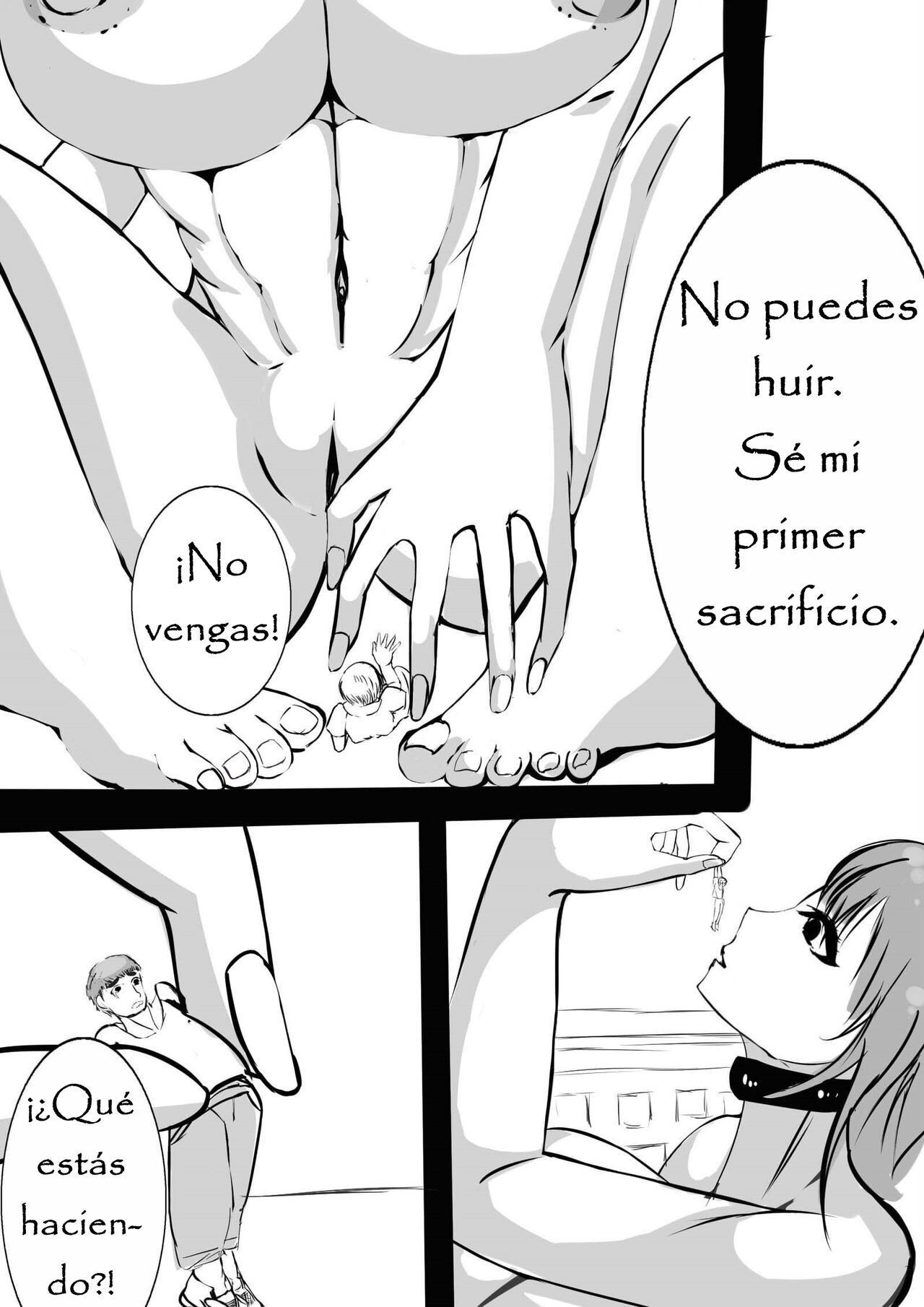 Homemade comic Alien Woman Attacks the City page 3 full