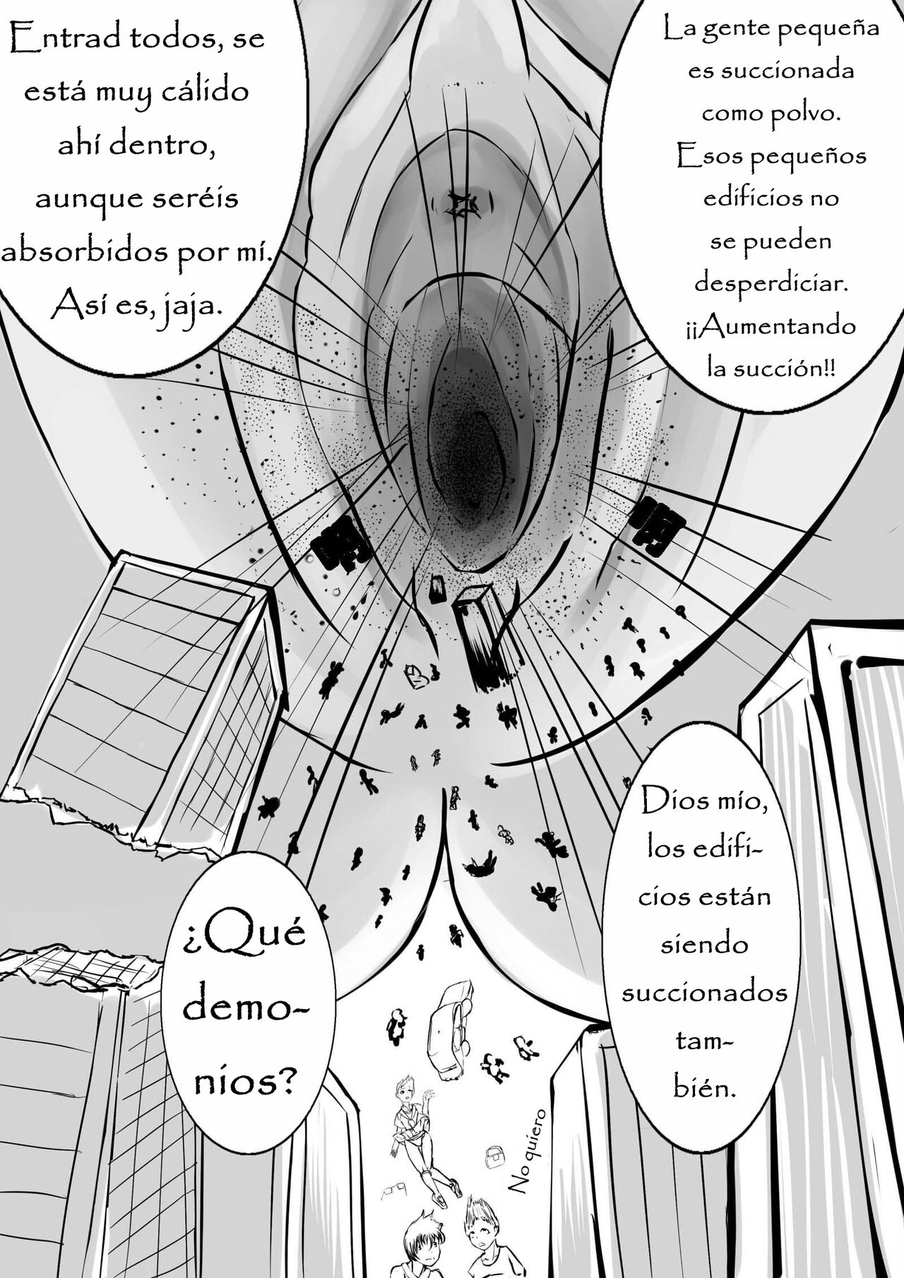 Homemade comic Alien Woman Attacks the City page 9 full