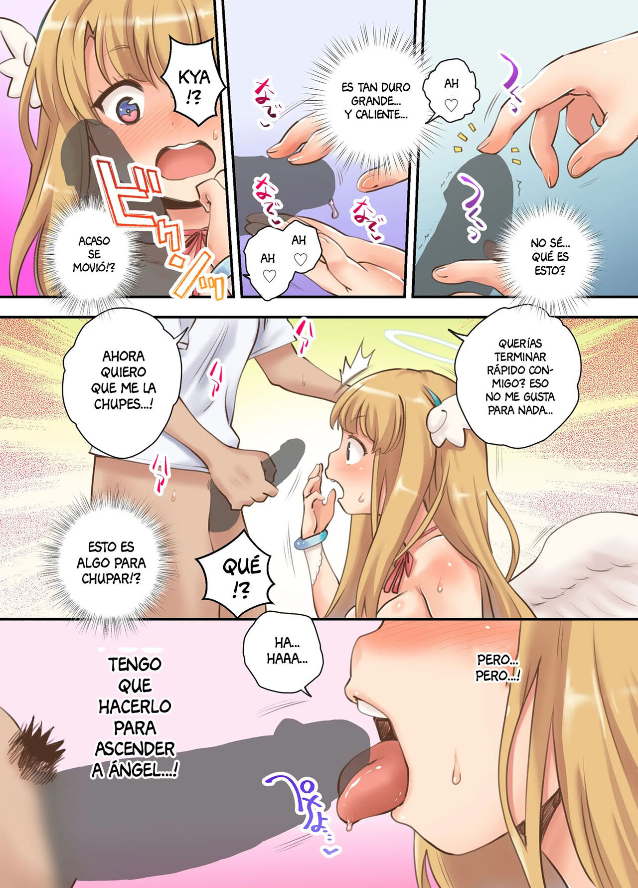 Deliheal Yondara Techigai de Dougan Kyonyuu de Muku na Tenshi-chan ga Yattekita node, Tokoton Oide Shishi Tatta w | Llamé a un servicio a domicilio y una inocente ángel con cara de niña y grandes tetas se me acercó page 8 full