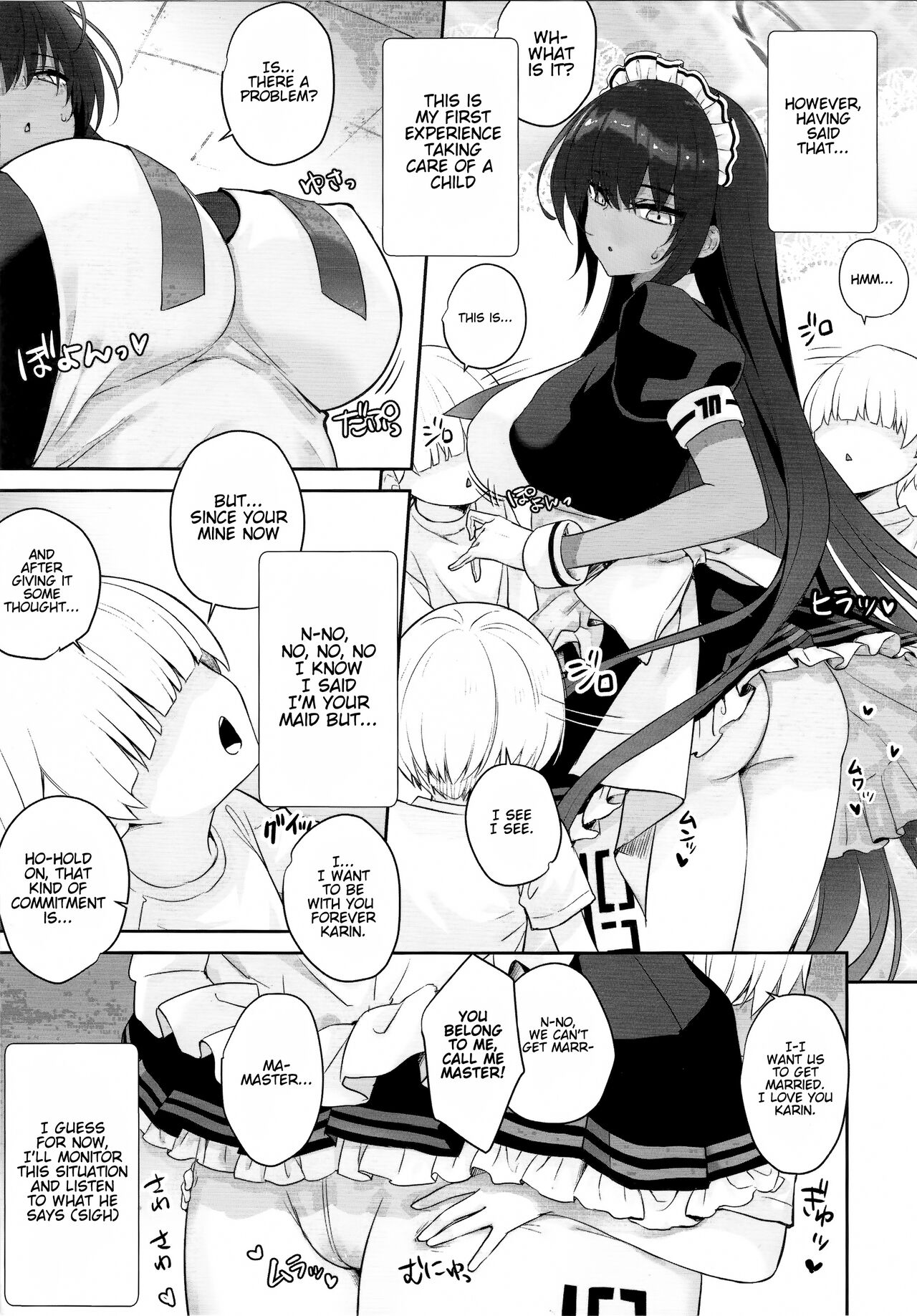 Karin-chan no Ura Shinpi Kaihou ~Suimin Zecchou, Kaishi~ Hen | Karin's Mysterious Awakening ~ Sleep, Climax, Beginning page 4 full