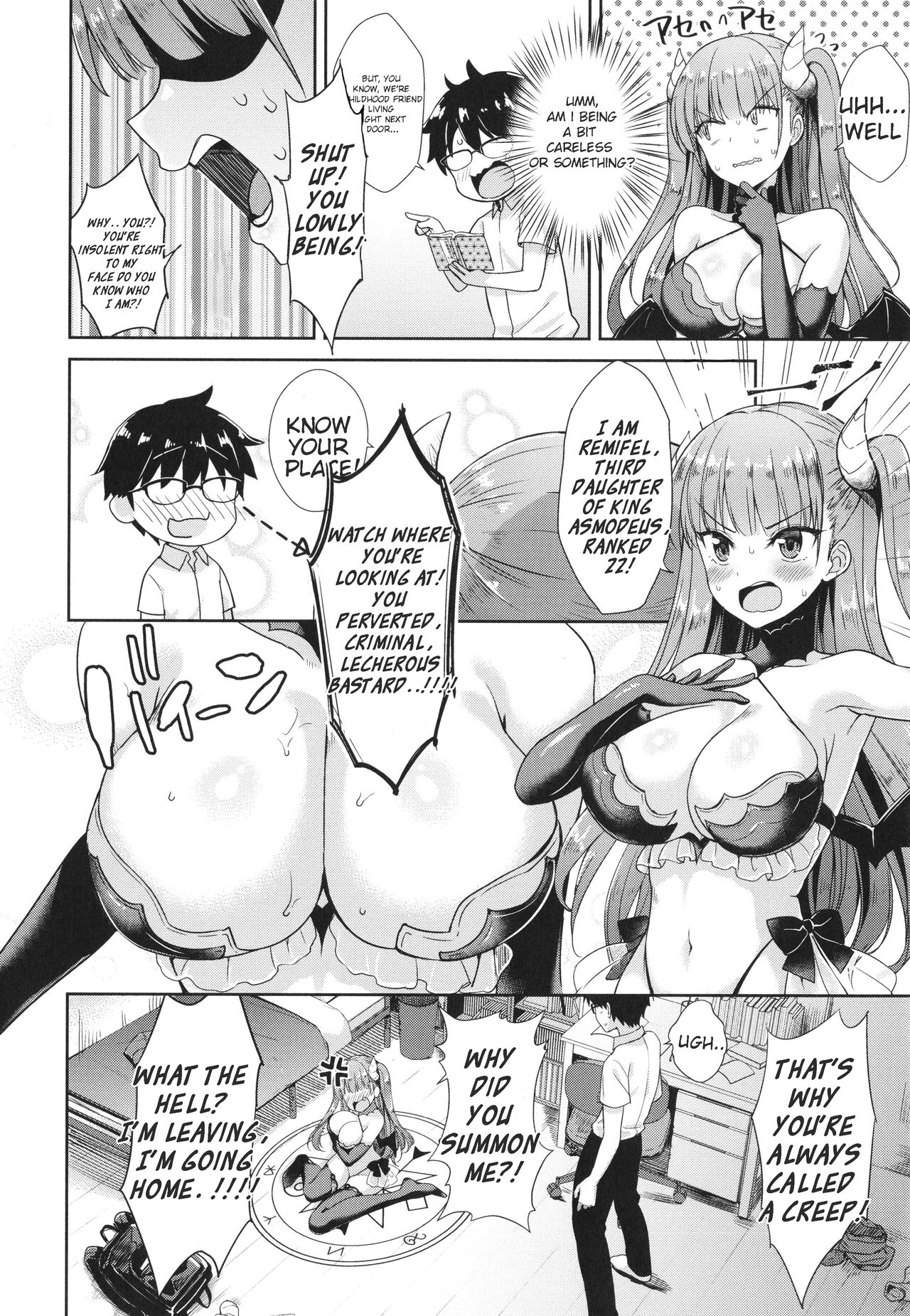Tonari no Succubus-chan Sono 1 | My Neighbor Succubus-chan Part 1 - Page 4  - Comic Porn XXX