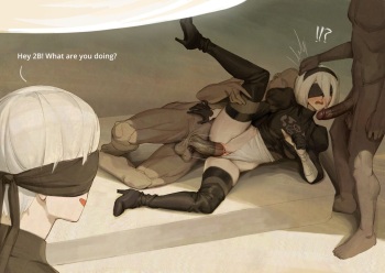 [wjs07] 2B has an oil leak (NieR:Automata) cover