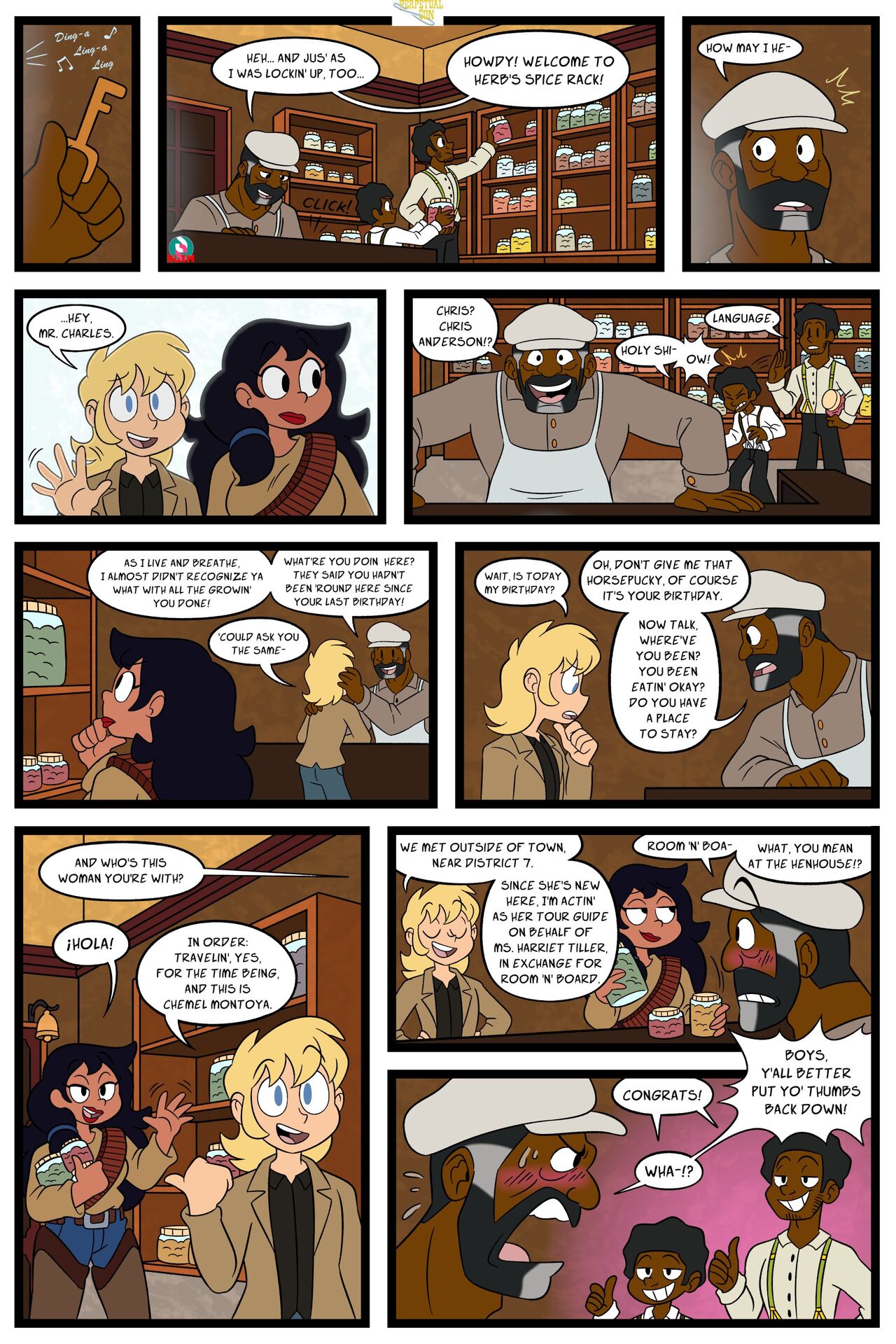 Perpetual Son: The Thing About These Human Girls page 11 full
