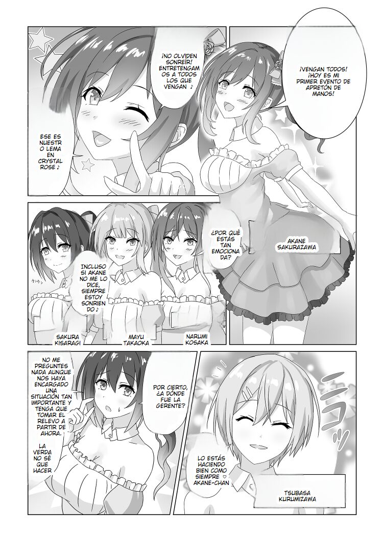 Idol  Akushuk Micchaku Repor ~Hanzaisha ga Idol ni Hyoui shite mita~ | Reportaje del evento de apretón de manos ~Un criminal que posee idols~ page 2 full