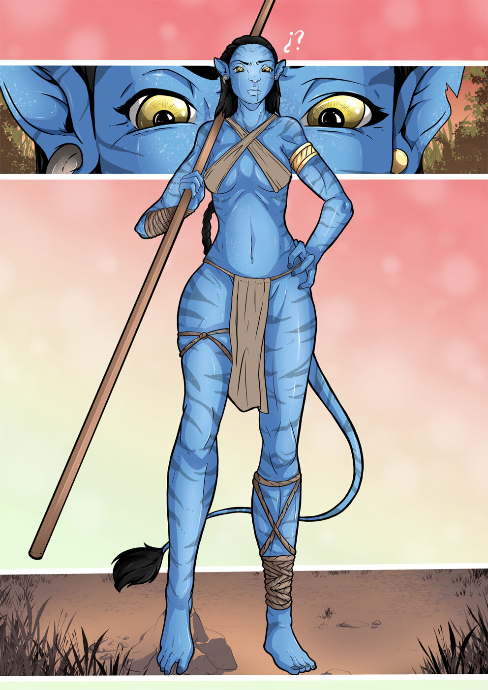 Avatar Na'vi Comic page 1 full
