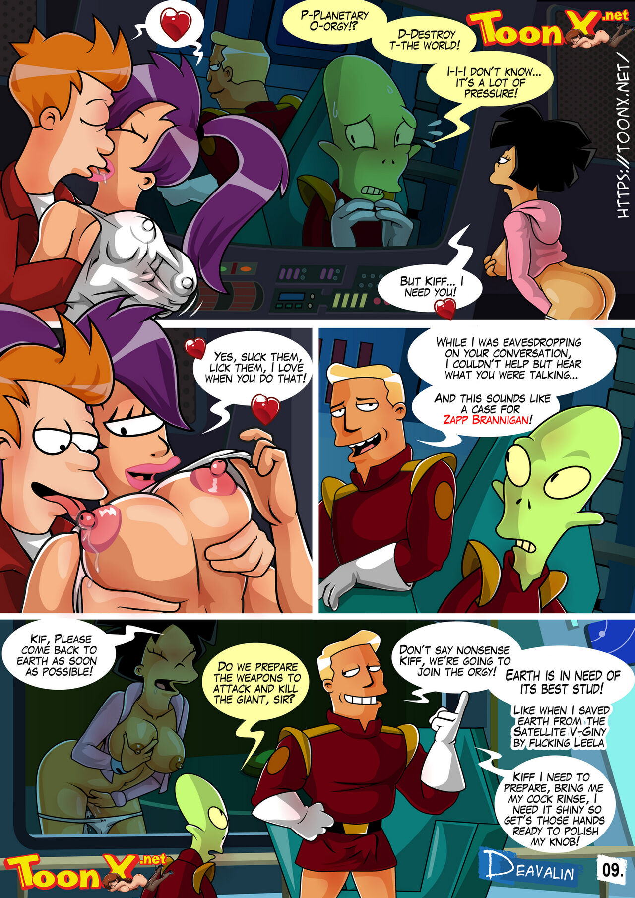 Futurama - Orgy To Save The Earth   - Ongoing page 10 full