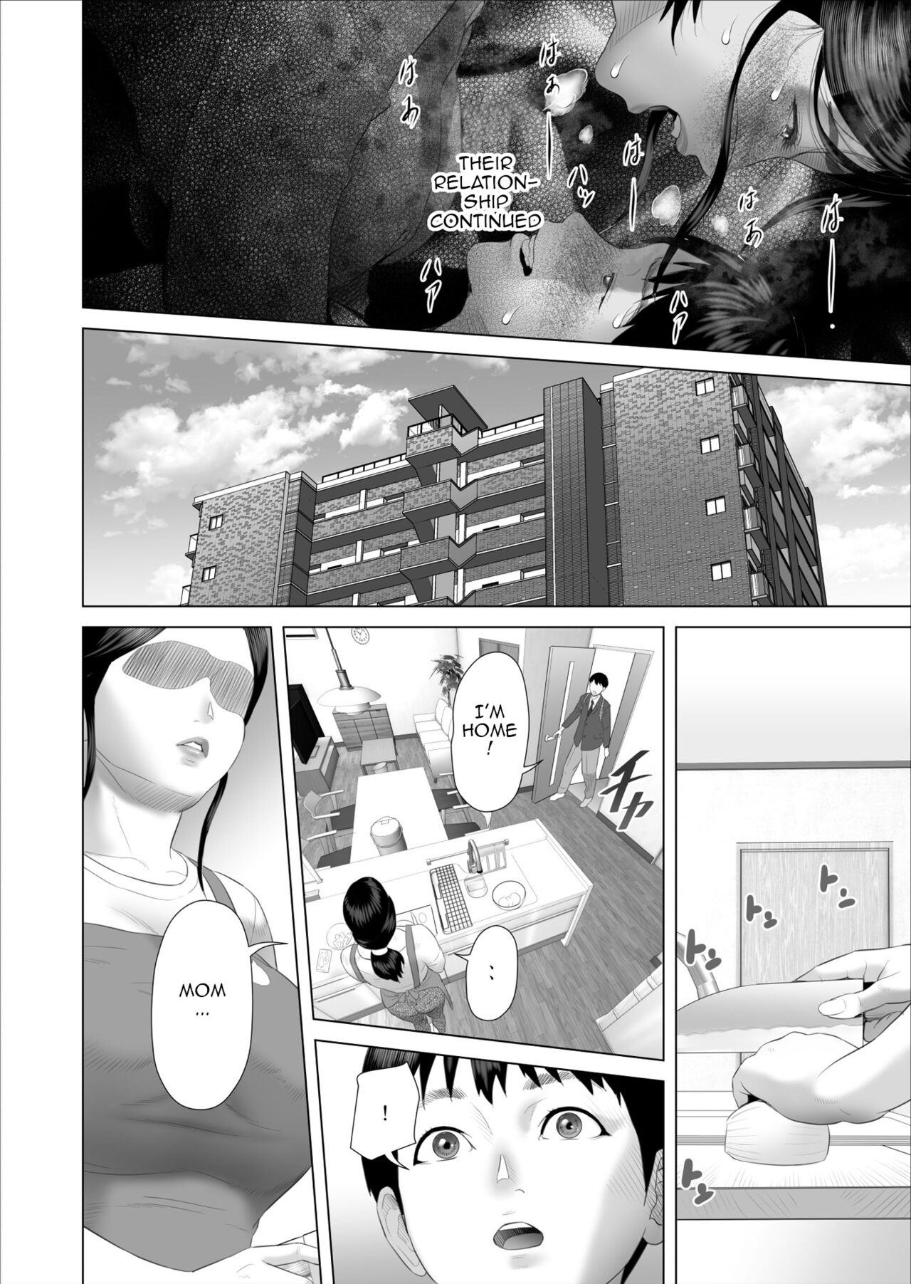 Kinjo Yuuwaku Boku ga Okaa-san to Konna Koto ni Nacchau Hanashi 5 ~Oshioki hen~ | Neighborhood Seduction The Story About How I Came To Be Like This With My Mother 5 - Forgiveness Volume page 12 full