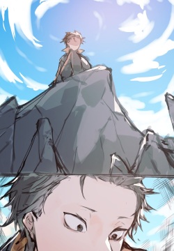 Emilia comforts Subaru