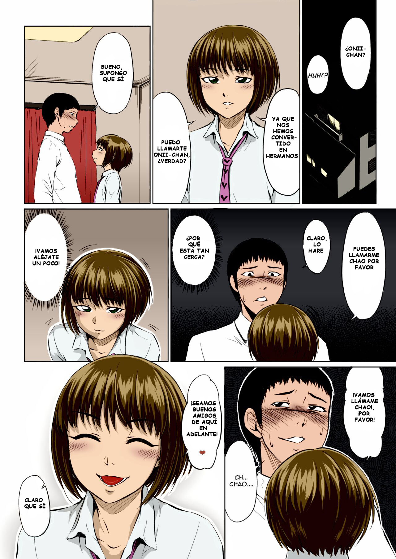 Fellatio Kouhai, Otouto ni naru page 4 full