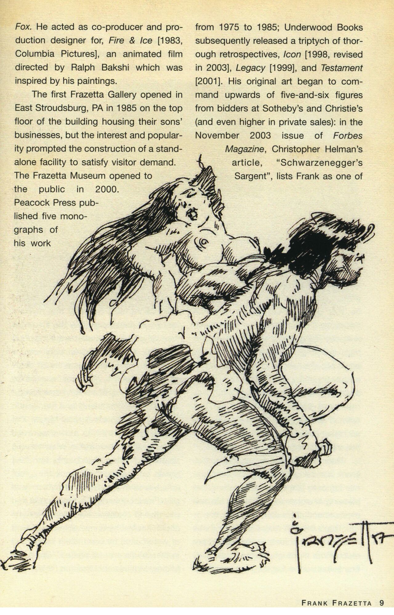 Rough Work: Concept Art, Doodles, and Sketchbook Drawings by Frank Frazetta page 11 full