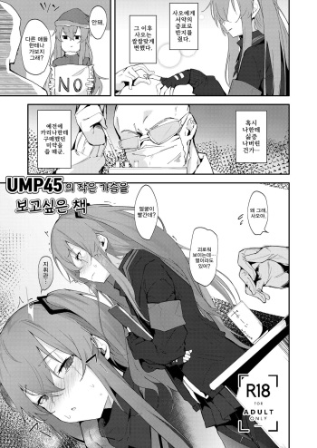 (C95) [GreenHouse (Uno Ryoku)] UMP45 no Chippai ga ***** naru Hon | UMP45의 작은 가슴을 보고 싶은 책 (Girls Frontline) [Korean] cover