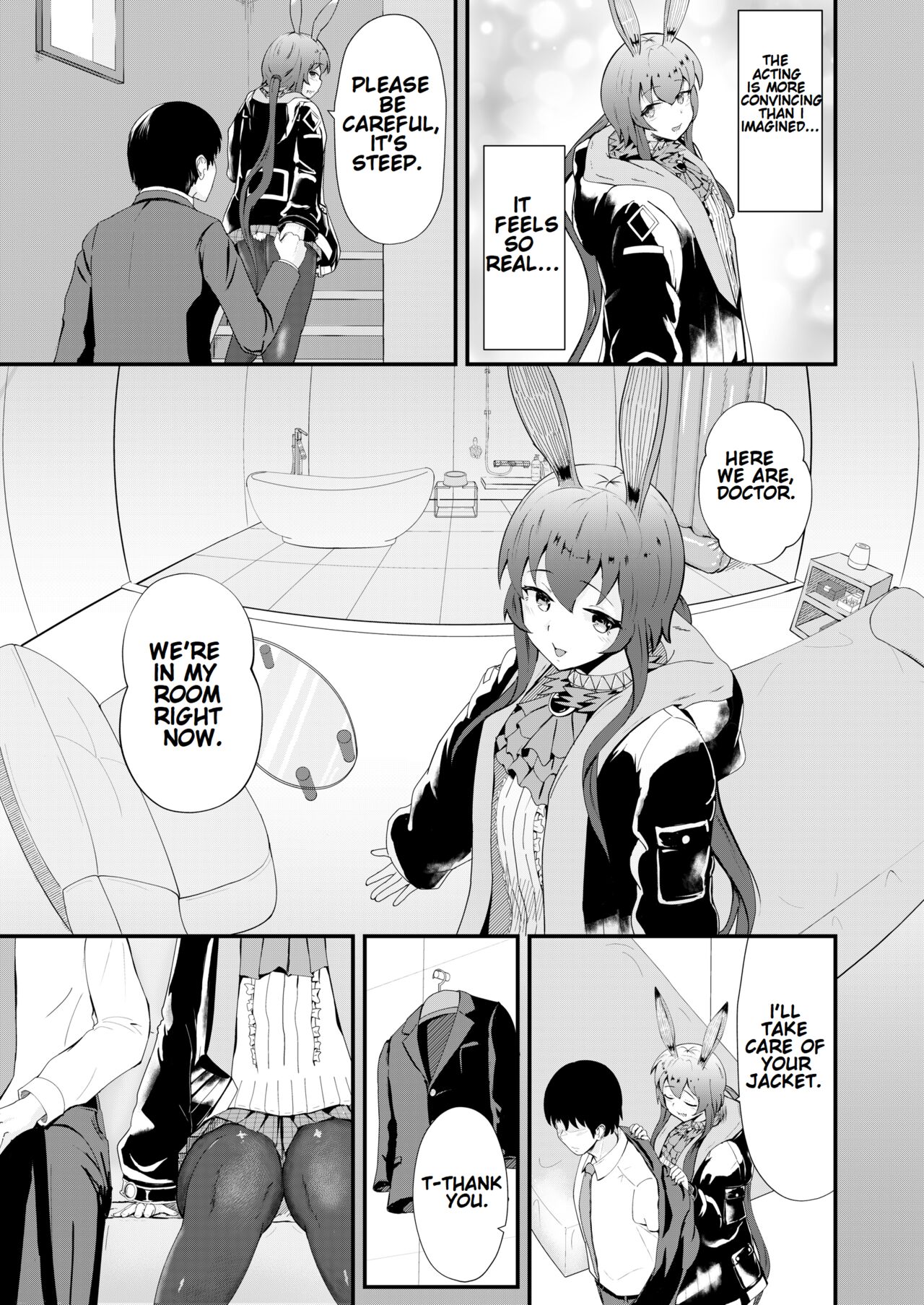 Honmono ja Nakute mo ~Cosplay Soap Amiya Hen~ Zenpen | Even If It's Not Real - Cosplay Soapland Amiya - First Part page 7 full