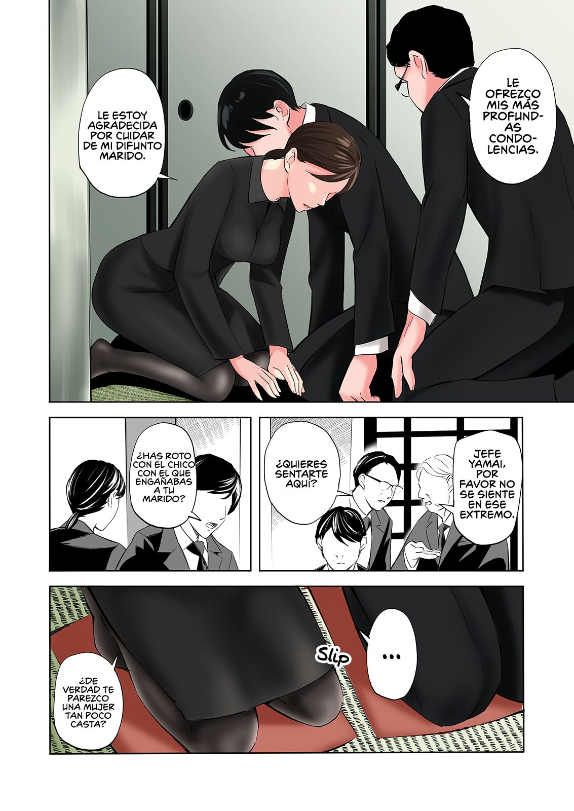 Mofuku Miboujin no Erohon desu | Esto Es Un Fap Book ft. una viuda vestida de luto page 12 full