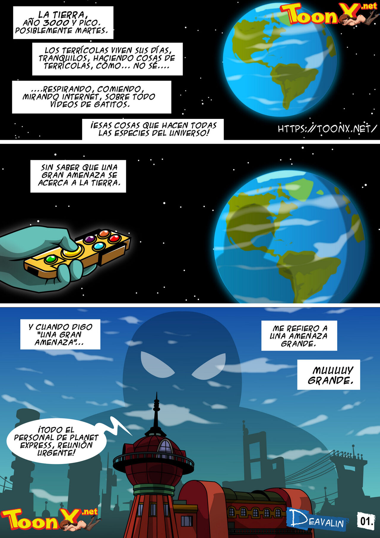 Futurama - Orgía Para Salvar la Tierra   - Ongoing page 2 full