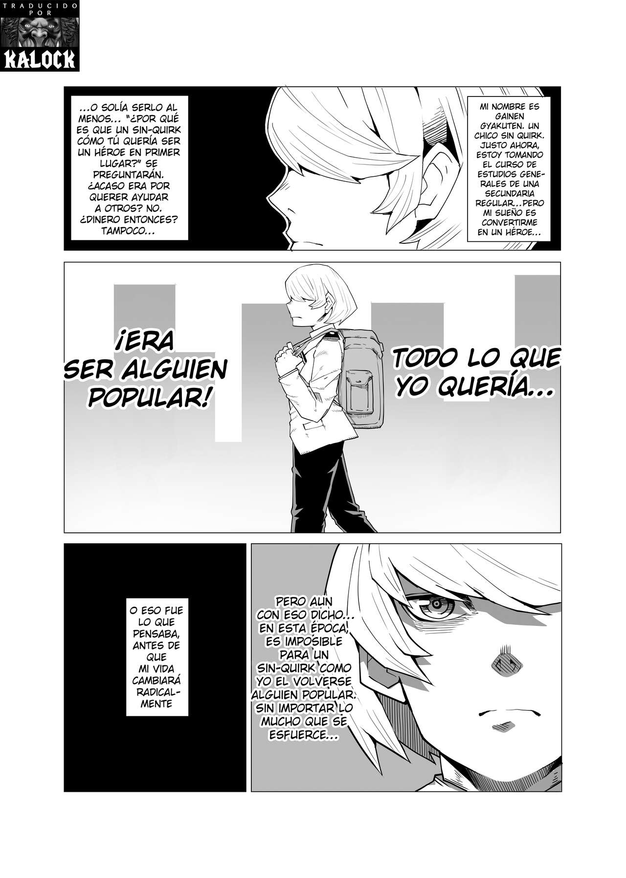 Teisou Gyakuten no Hero Academia | Academia de Héroes & una Moralidad  Invertida 1 - Page 1 - Comic Porn XXX