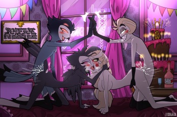[H1DRAW] Daddies x Daughters in the Penthouse of Asmodeus (Daddies' Devoted Daughters) cover