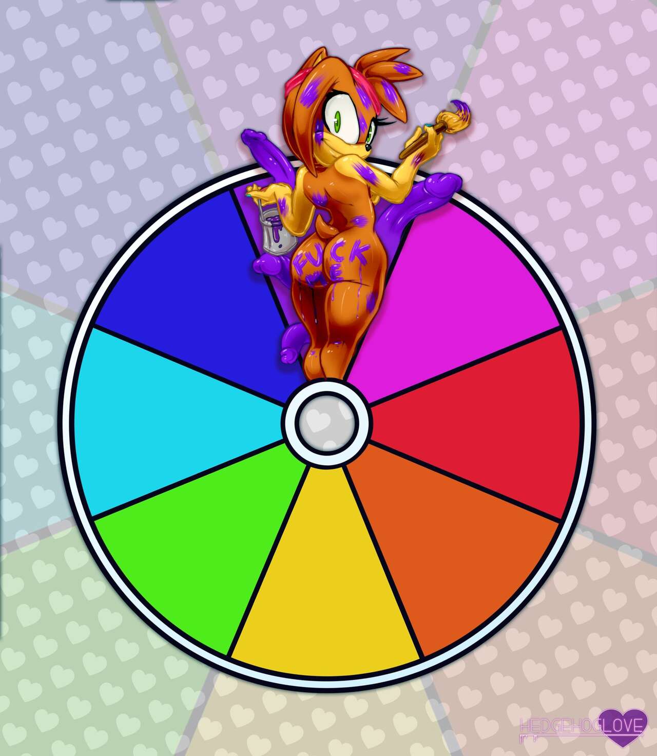 Color Wheel Character Challenge page 1 full