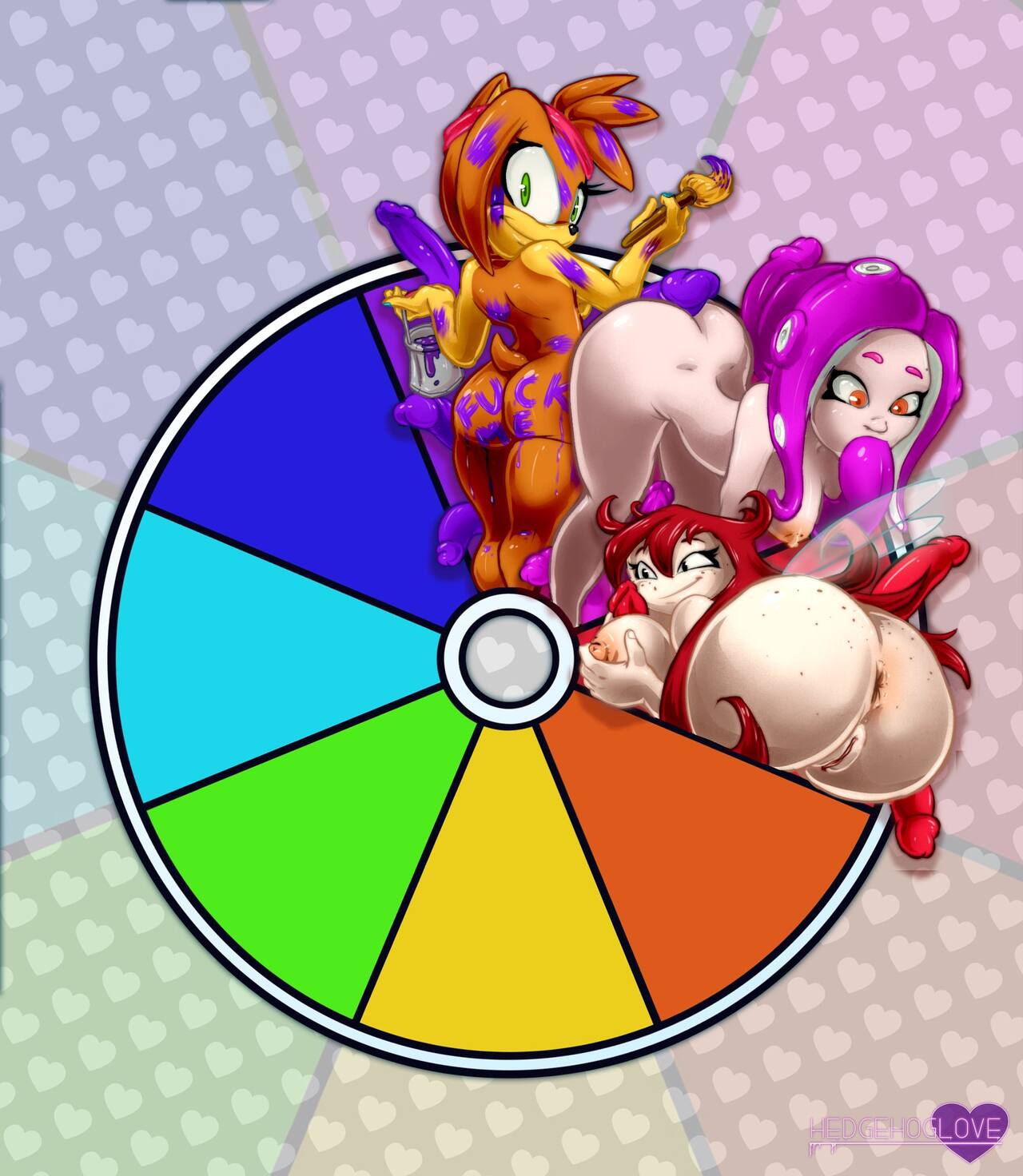 Color Wheel Character Challenge page 3 full