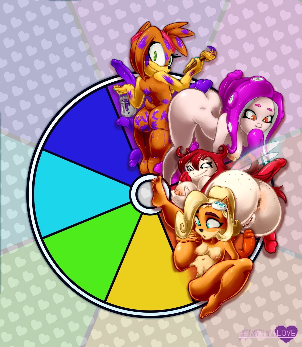 Color Wheel Character Challenge page 4 full