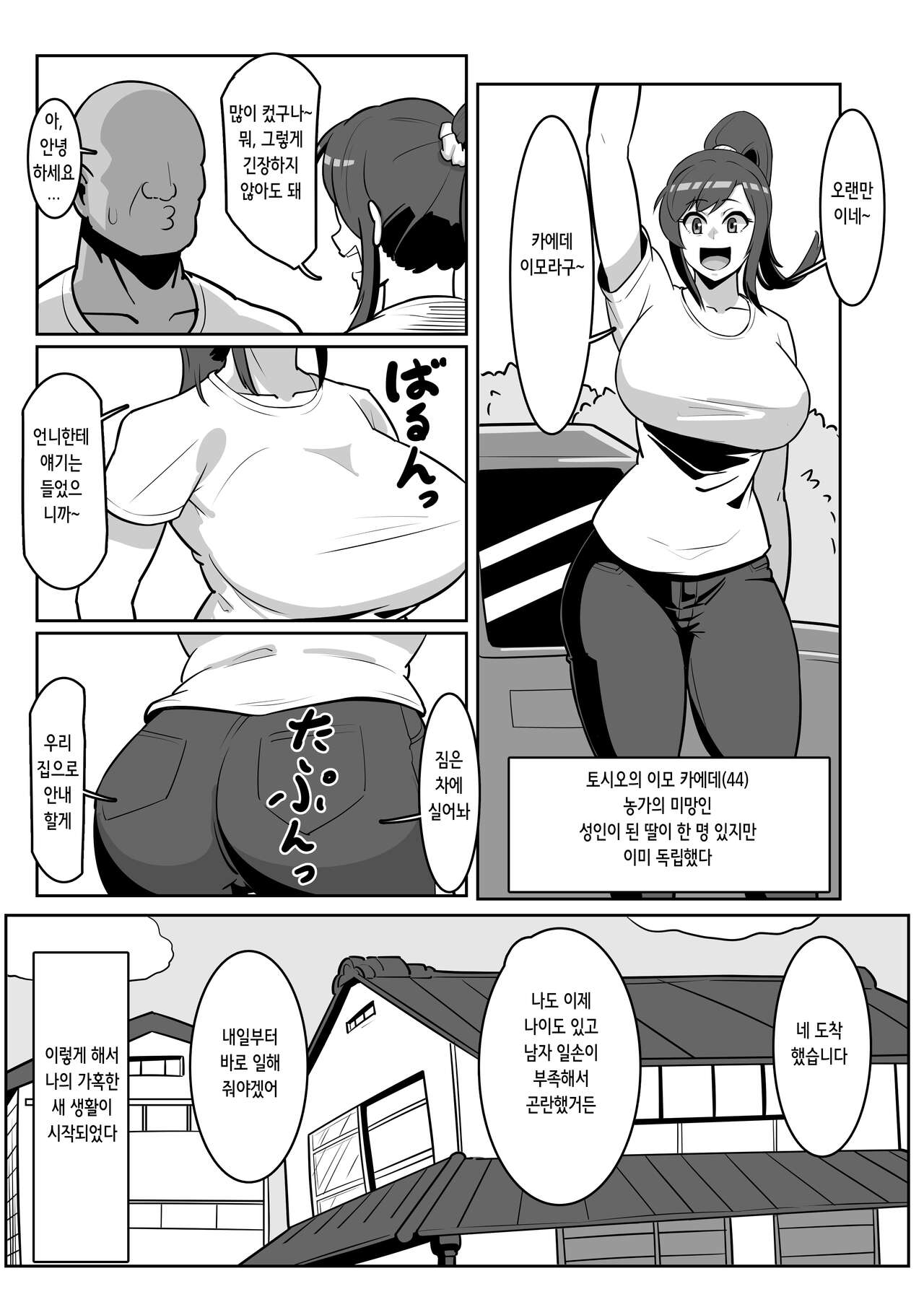 Bote Oba ~Isourou Saki no Oba-san o Haramasete Botebara Sex Zanmai!~ | 보테 이모 ~얹혀 살면서 이모를 임신시켜 임신배 섹스 삼매경!~ page 5 full