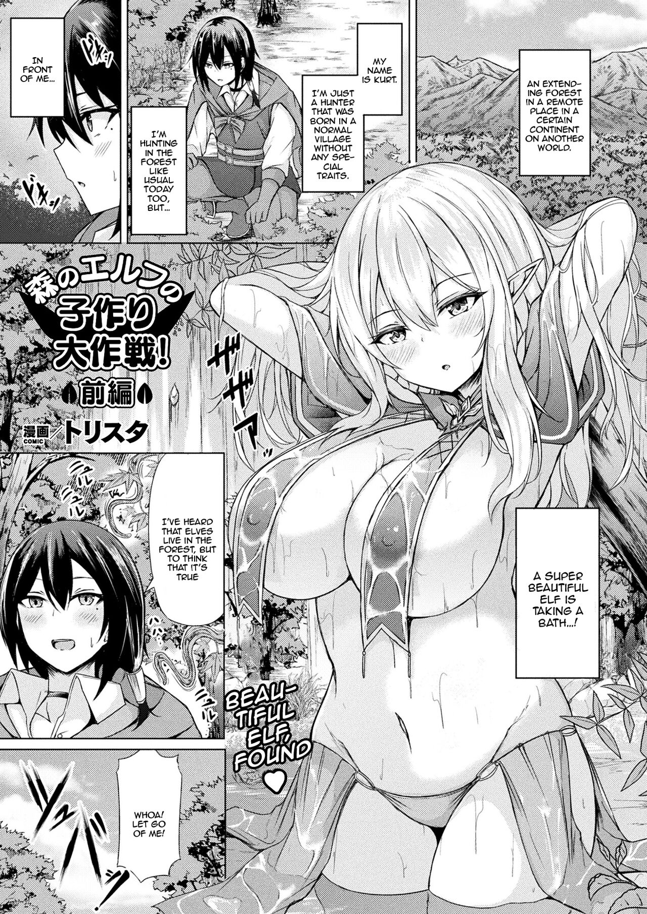 Mori no Elf no Kozukuri Daisakusen! Zenpen | The Great Forest Elf Reproduction Plan page 1 full