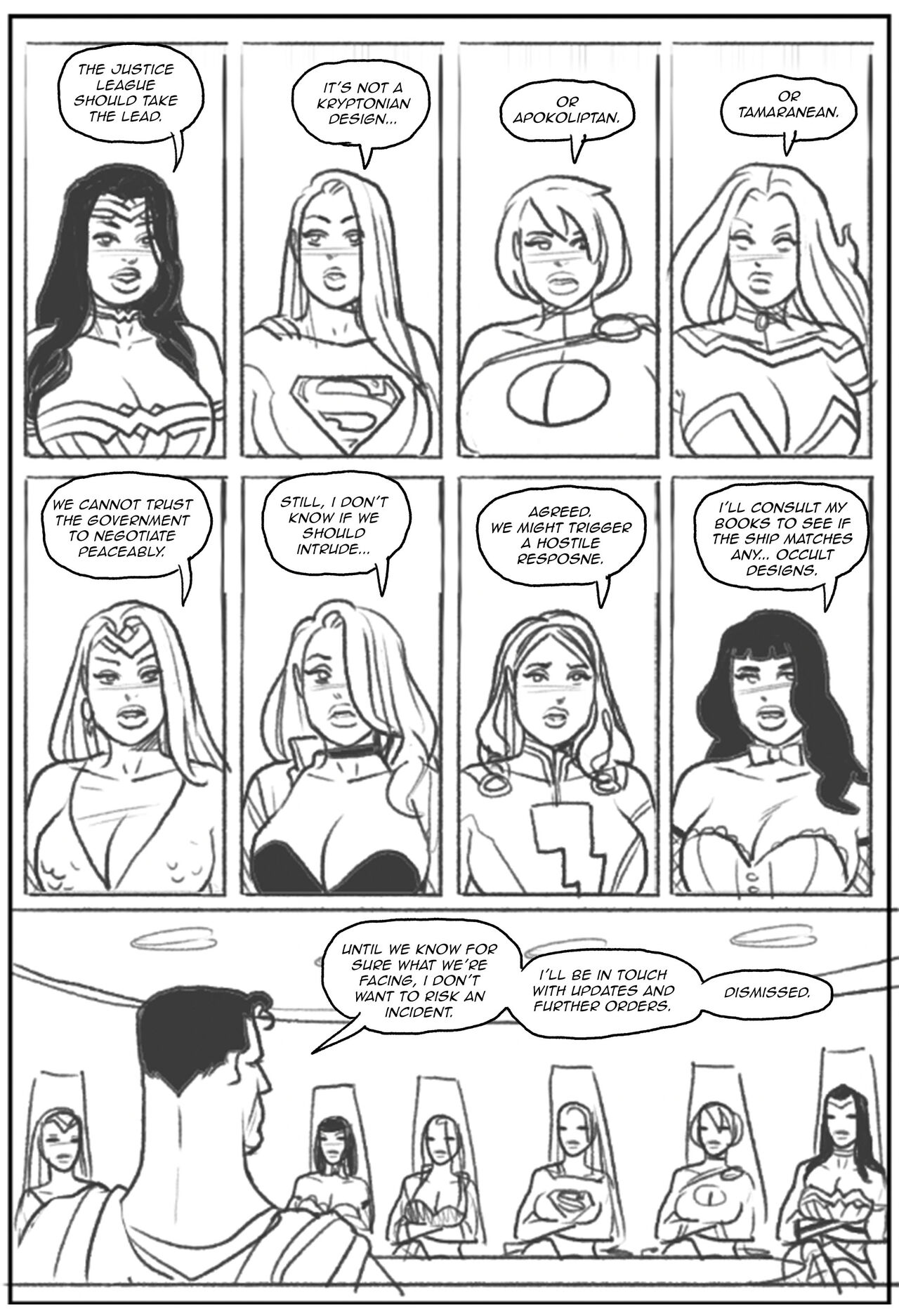 DC Futa - Chapter 1 - Supergirl page 6 full