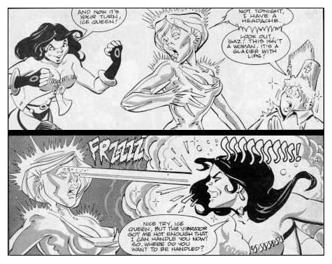 Orgasm Lass and her pal - Foreplay page 8 full