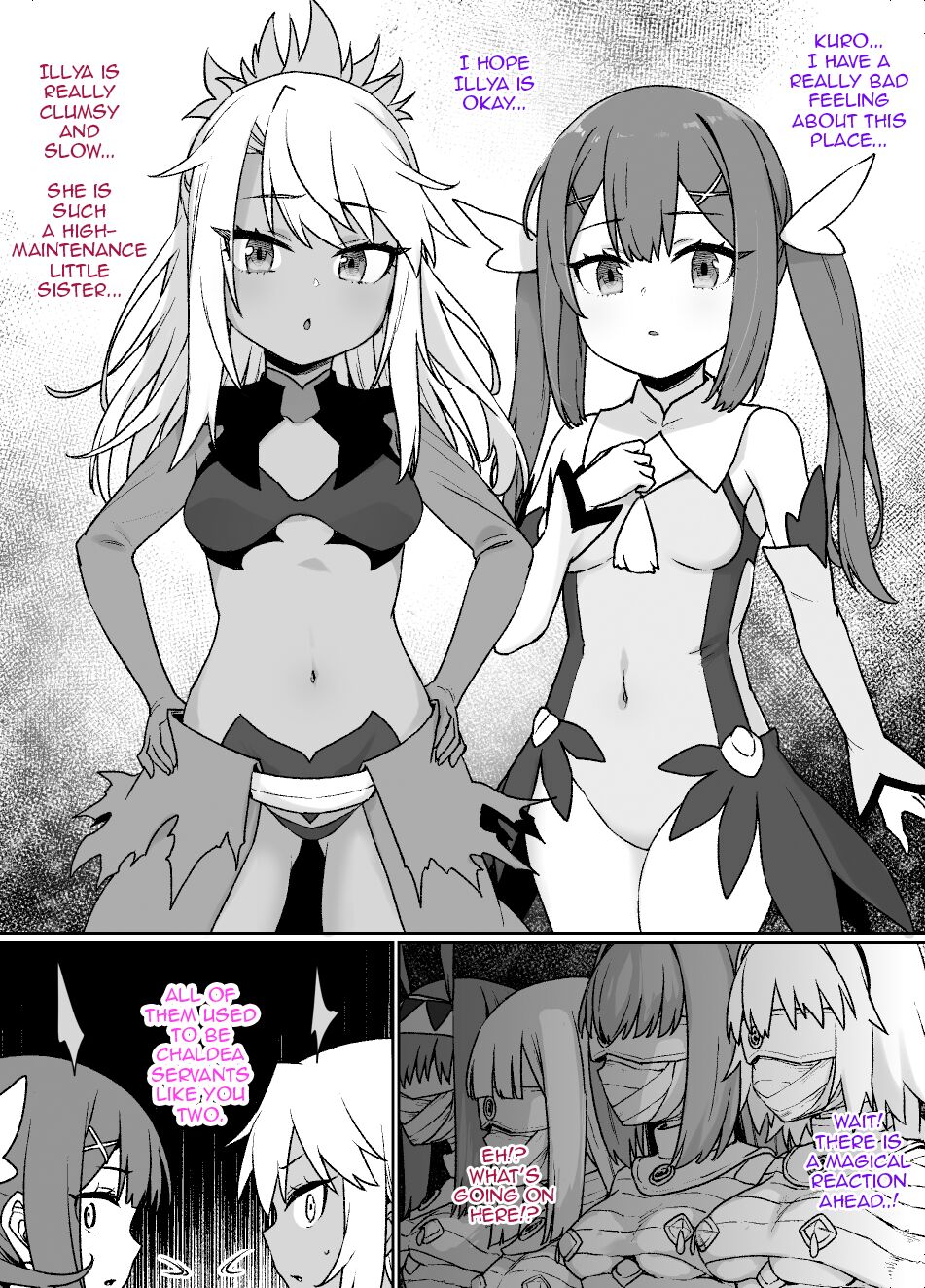 FGO Brainwashing Singularity - Chloe & Miyu page 1 full