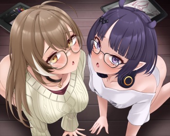 [Nixour] Drawing Session with Mumei and Ina [Hololive English] cover