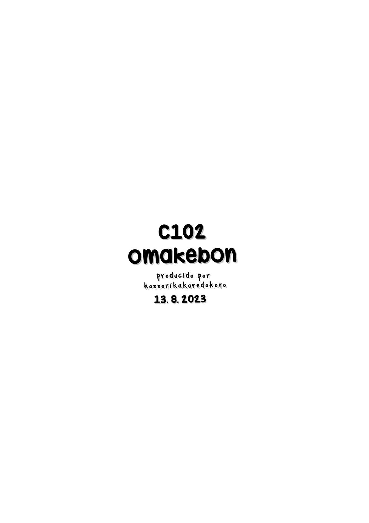 2023. 8. 13 C102 OMAKEBON page 12 full