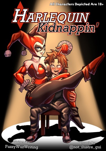[Ilustregui] Harlequin Kidnappin' (DC Comics) cover