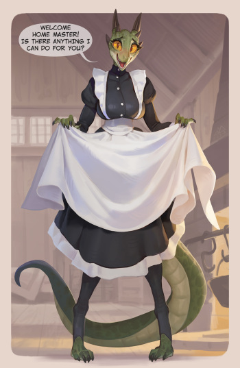 [Bonifasko] Argonian Maid Strip Game (Ongoing?) cover