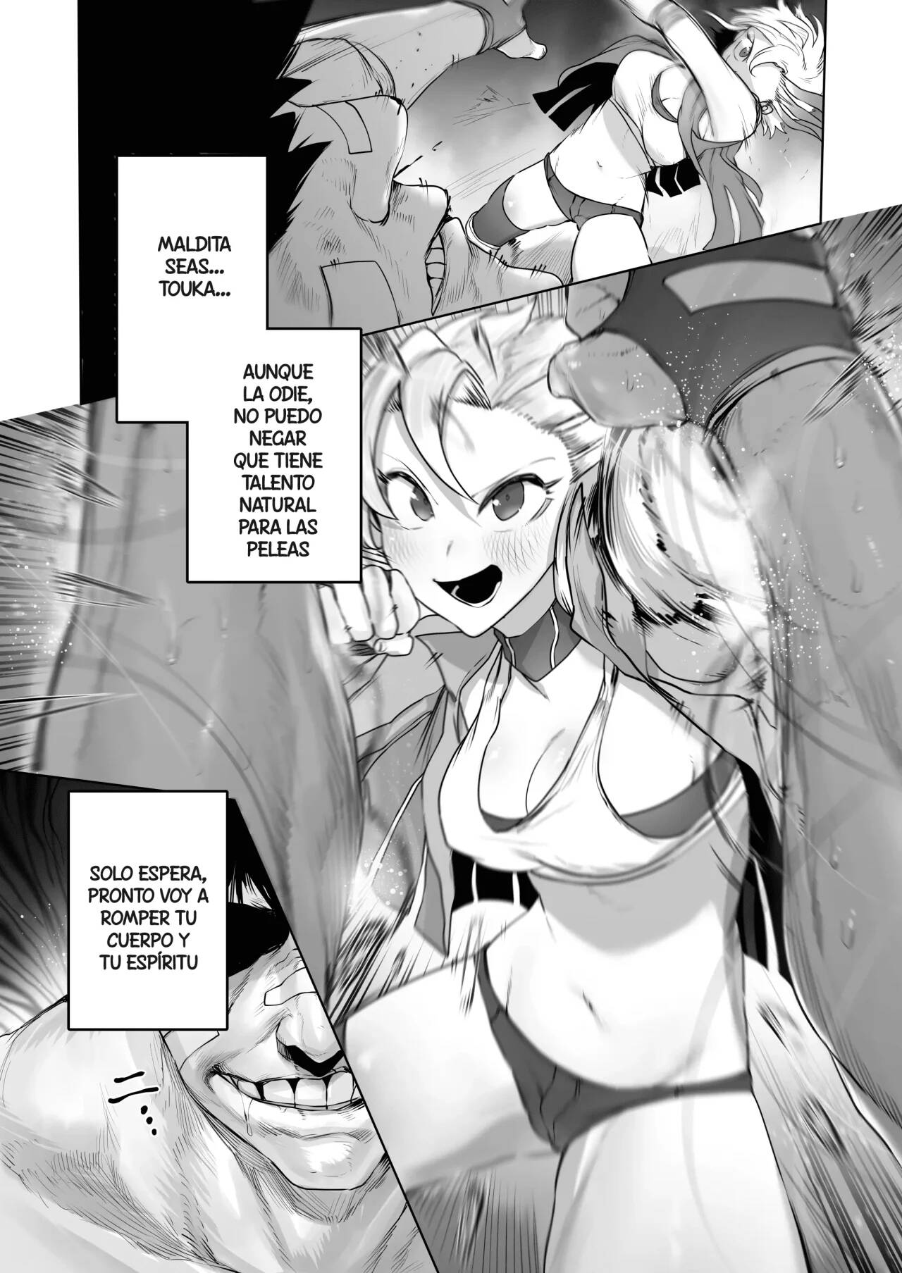 Kakutou Rape -Saikyou Shoujo Touka ga Okasareta Hi- page 12 full