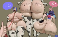 Yuka raising his livestock, Masayo