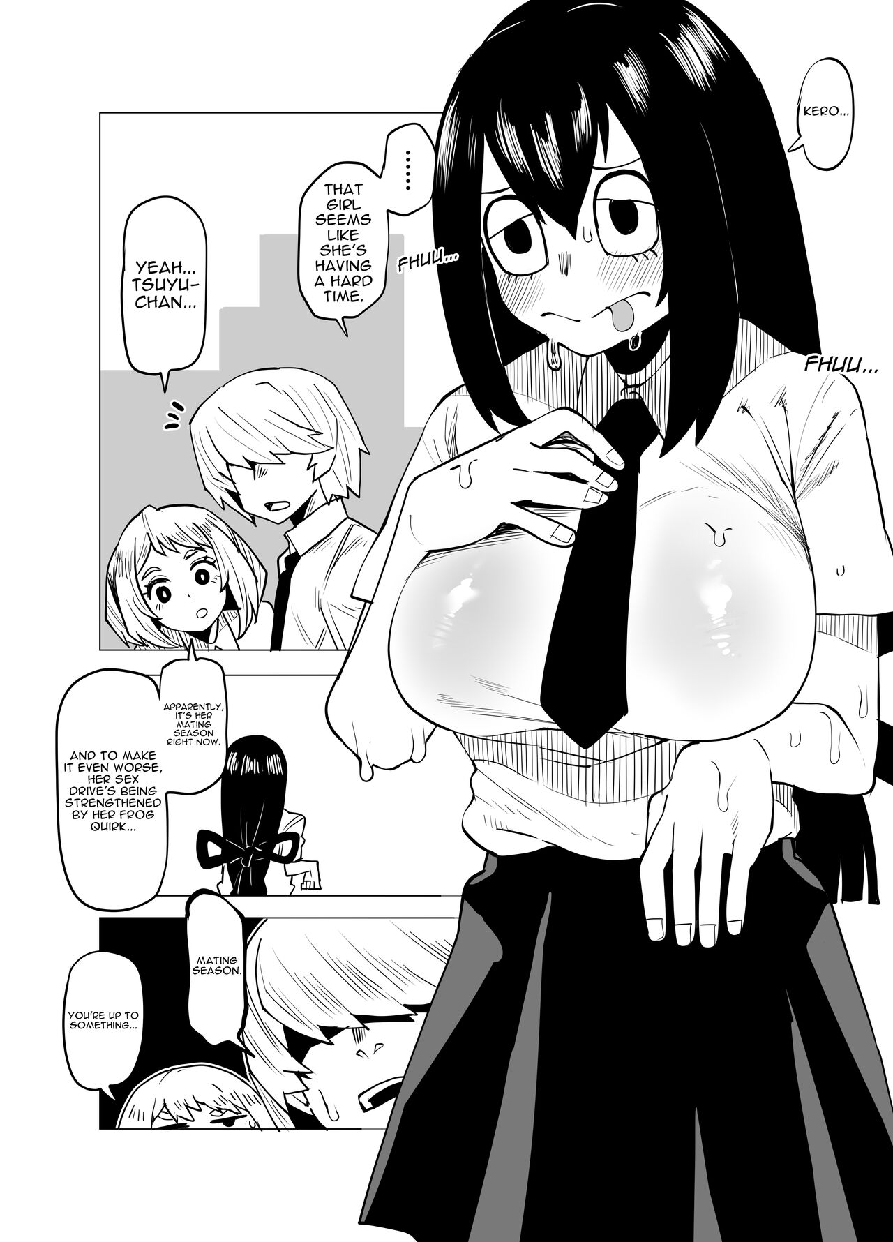 Teisou Gyakuten Mono Asui Tsuyu no Baai | Inverted Morality Hero Academia ~ Tsuyus Case~ - Page 1 - Comic Porn XXX