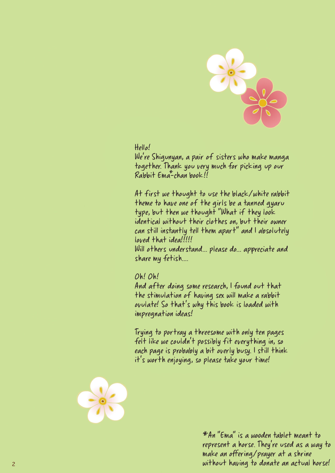 Ema ni Onegai Usagi -Hatsujou Usagi Shiro Seijun to Kuro Bitch- page 2 full