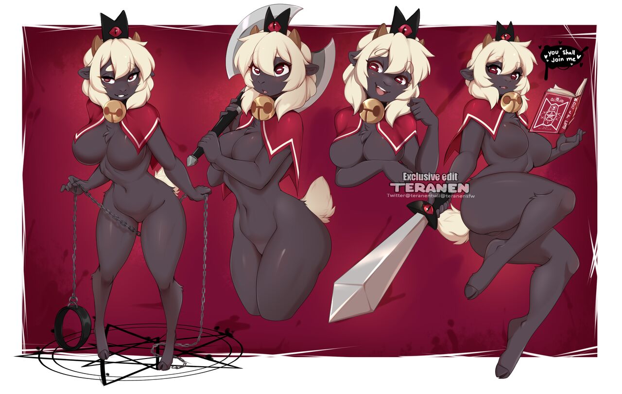 Cult of the Lamb Sketch Sheet Edits page 3 full