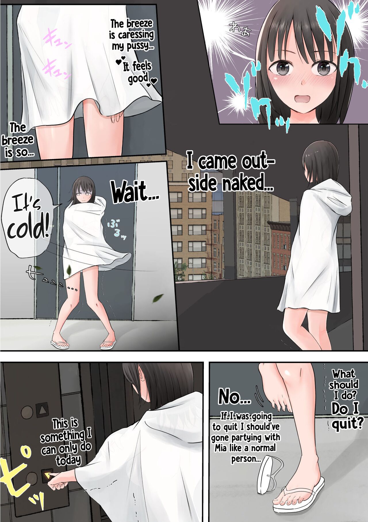 Halloween Roshutsu Shoujo | Halloween Exhibitionist Girl page 7 full